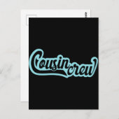 Cousin Crew Postkarte (Vorne/Hinten)