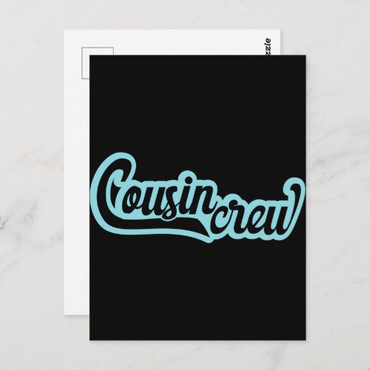 Cousin Crew Postkarte (Vorne/Hinten)