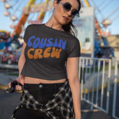 Cousin-Crew-Reihe passt zum Retro T-Shirt