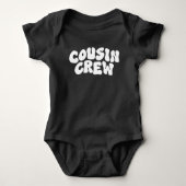 Cousin Crew | Retro Matching Cousin Family Wieders Baby Strampler (Vorderseite)