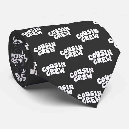 Cousin Crew | Retro Matching Cousin Family Wieders Krawatte (Gerollt)