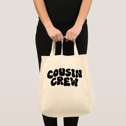 Cousin Crew | Retro Matching Cousin Family Wieders Tragetasche (Vorderseite (Produkt))