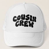 Cousin Crew | Retro Matching Cousin Family Wieders Truckerkappe (Vorderseite)