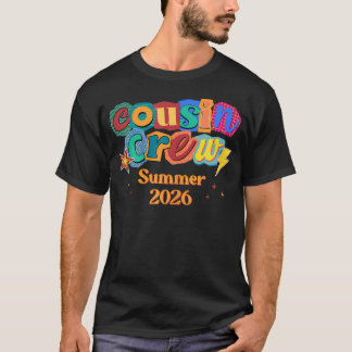 Cousin Crew Retro-Sommerurlaub Familienreise T-Shirt