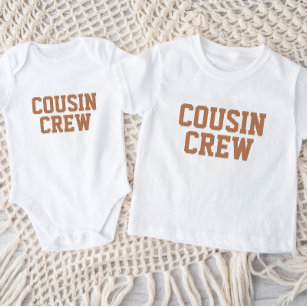 Cousin Crew   Rust Kids Baby T - Shirt