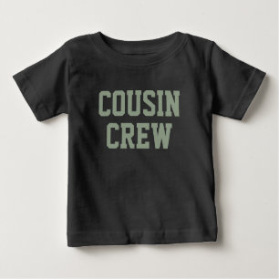 Cousin Crew Sage Green Matching Kids Baby T-shirt