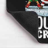 Cousin Crew Santa Elf Dabbing Matching Family Chri Mousepad (Ecke)
