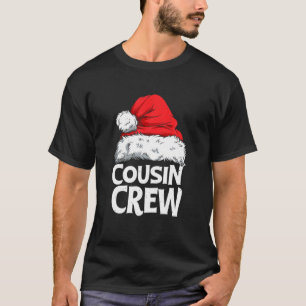 Cousin Crew Santa Rote Kariert Weihnachten Weihnac T-Shirt