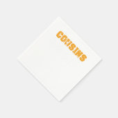 Cousin Crew Schwester Bruder Tante Onkel Familieng Serviette (Ecke)