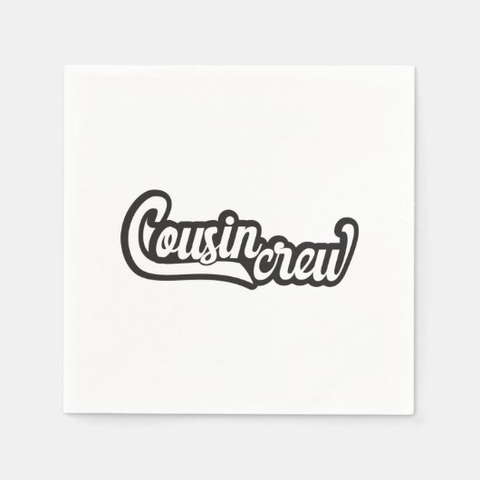 Cousin Crew Serviette (Vorderseite)