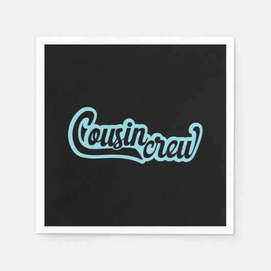 Cousin Crew Serviette (Vorderseite)