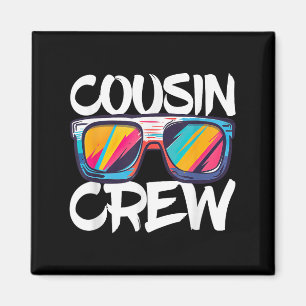 Cousin Crew Shirt Erwachsene Kinder Matching Cousi Magnet