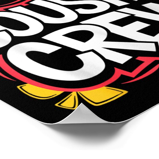 Cousin Crew Shirt Erwachsene Kinder Matching Cousi Poster (Ecke)