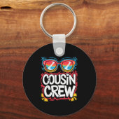 Cousin Crew Shirt Erwachsene Kinder Matching Cousi Schlüsselanhänger (Vorderseite)