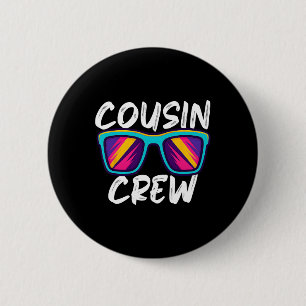 Cousin Crew-Shirt Erwachsene Kinder passendes Cous Button