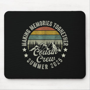 Cousin-Crew-Shirts, Camping-Cousins Sommer 2025 Mousepad