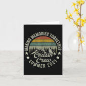 Cousin Crew Shirts Karte (Gelbe Blume)