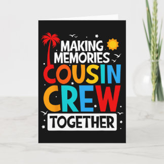Cousin Crew Sommerferien Strand Familienreisen Mat Karte