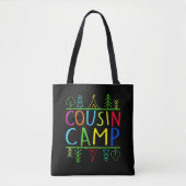 Cousin Crew Sommerurlaub Camping Crew Tasche (Vorderseite)