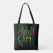 Cousin Crew Sommerurlaub Camping Crew Tasche (Rückseite)