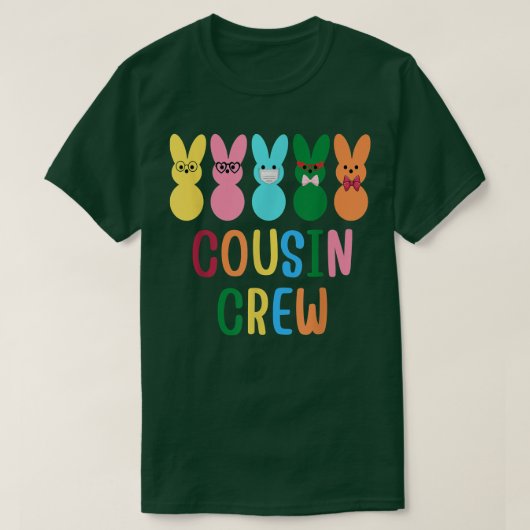 Cousin Crew Squad Bunny Rabbit Ost Teil T-Shirt (Design vorne)