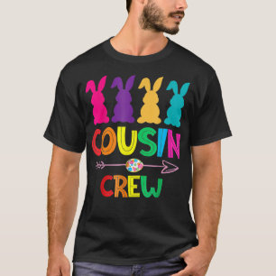 Cousin Crew Squad Ostertag Niedlich Bunny Kids Tod T-Shirt