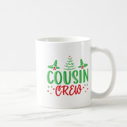 Cousin Crew T Shirt Kaffeetasse (Rechts)