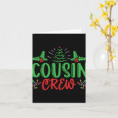 Cousin Crew T Shirt Karte (Gelbe Blume)