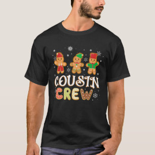 Cousin Crew T-Shirt Weihnachtsjs T-Shirt Gingerbre
