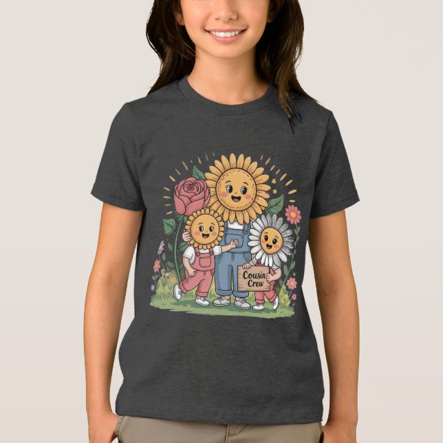 Cousin Crew Tri-Blend Shirt (Vorderseite)