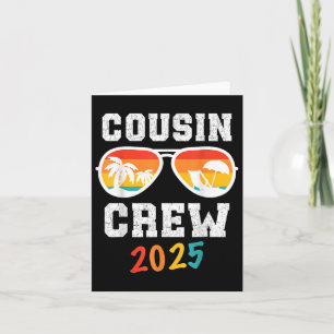 Cousin Crew Trip 2025 Summer Family Wiedersehen We Karte