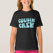 Cousin Crew | Türkismatte Familie Unisex Kinder T-Shirt (Vorderseite)