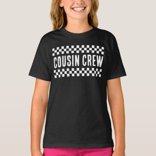 Cousin-Crew übereinstimmt mit Retro-Wiedersehen T-Shirt (Vorderseite)