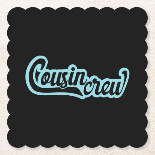Cousin Crew Untersetzer (Vorderseite)