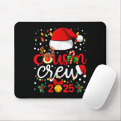 Cousin Crew Weihnachten 2025 Weihnachtskids Famili Mousepad (Mit Mouse)