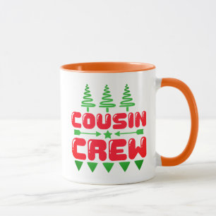 Cousin Crew Weihnachten Familie passendes Design-8 Tasse