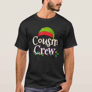 Cousin Crew Weihnachten Familienmitglieder Gruppe  T-Shirt
