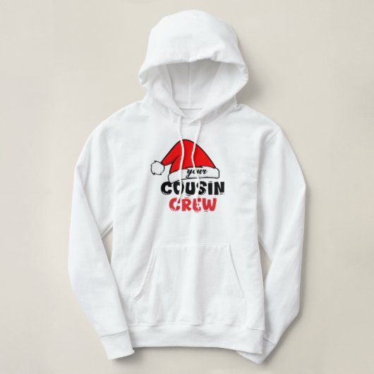 Cousin Crew Weihnachten Hoodie (Design vorne)
