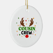 Cousin Crew Weihnachten Keramik Ornament (Rechts)
