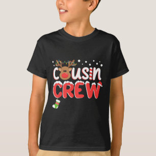 Cousin Crew Weihnachten Kinder Cousins Weihnachtsm T-Shirt