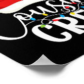 Cousin Crew Weihnachten Matching Xmas Lights Pajam Poster (Ecke)