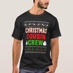 Cousin Crew Weihnachten Pajamas Cousin Geschenke T-Shirt