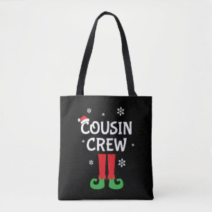 Cousin Crew Weihnachten Sprichwort Tasche