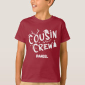 Cousin Crew Weihnachten T-Shirt (Vorderseite)