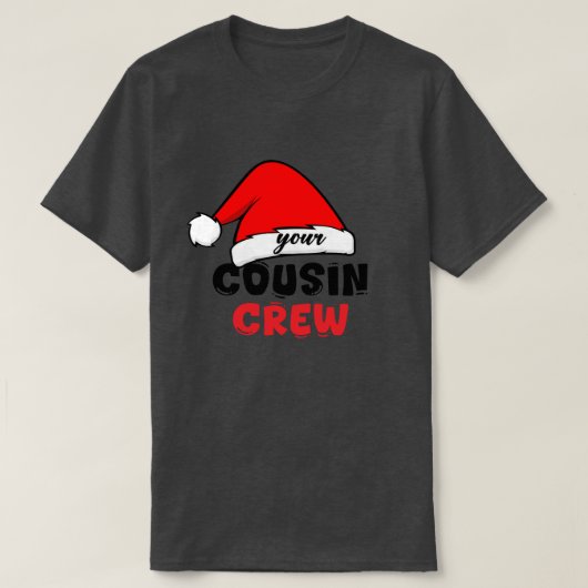 Cousin Crew Weihnachten T-Shirt (Design vorne)