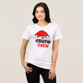 Cousin Crew Weihnachten Tri-Blend Shirt (Vorderseite voll)