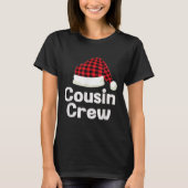 Cousin Crew Weihnachten Weihnachtsmannmütze Matchi T-Shirt (Vorderseite)