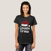 Cousin Crew Weihnachten Weihnachtsmannmütze Matchi T-Shirt (Vorne ganz)