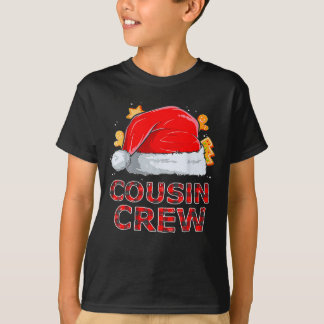 Cousin Crew Weihnachtsfeiertag Familie Funny T-Shirt