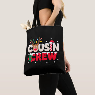 Cousin Crew Weihnachtsrentier Zuckerrohr Strumpf Tasche